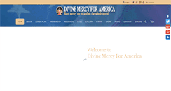Desktop Screenshot of divinemercyforamerica.org