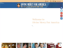 Tablet Screenshot of divinemercyforamerica.org